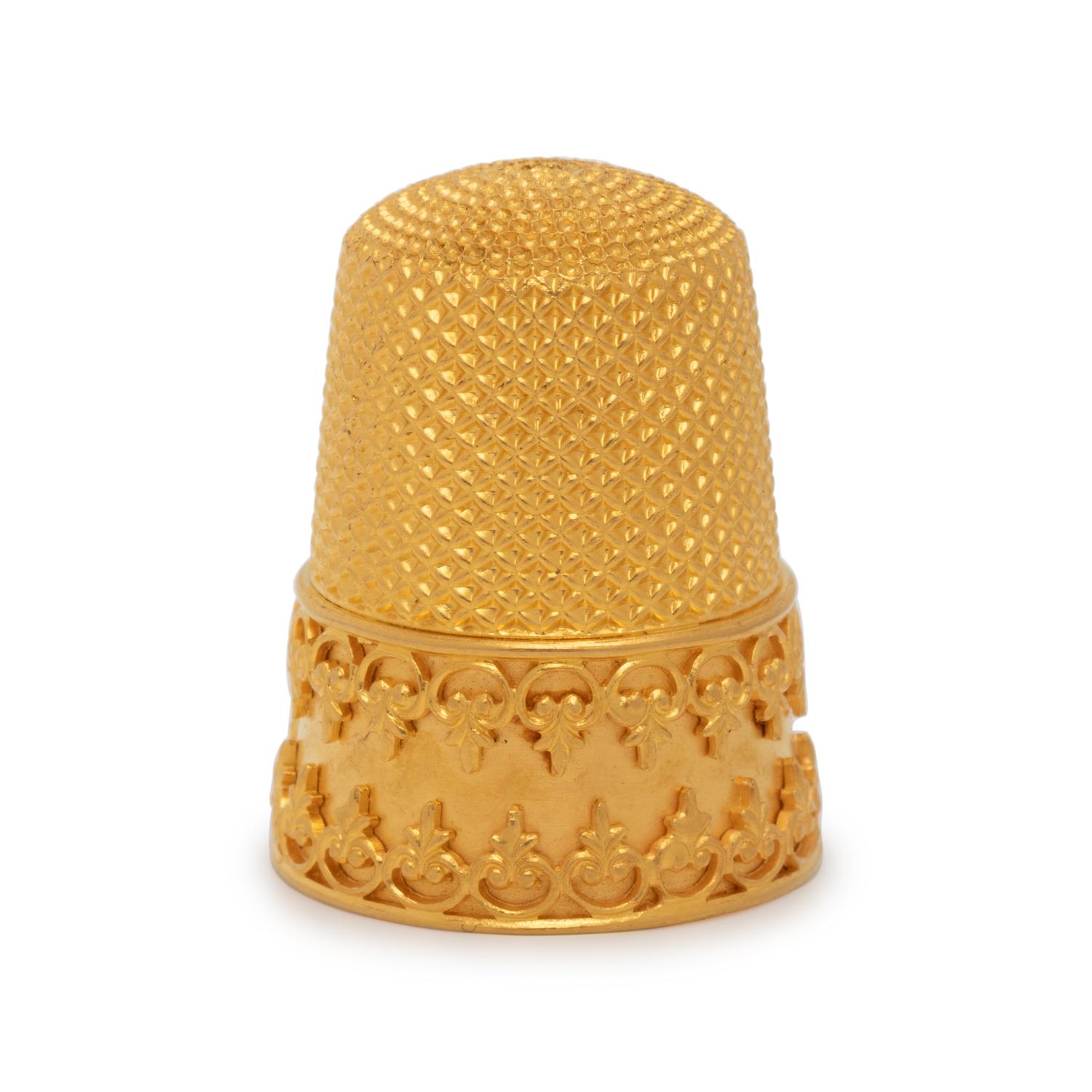 YELLOW GOLD THIMBLE