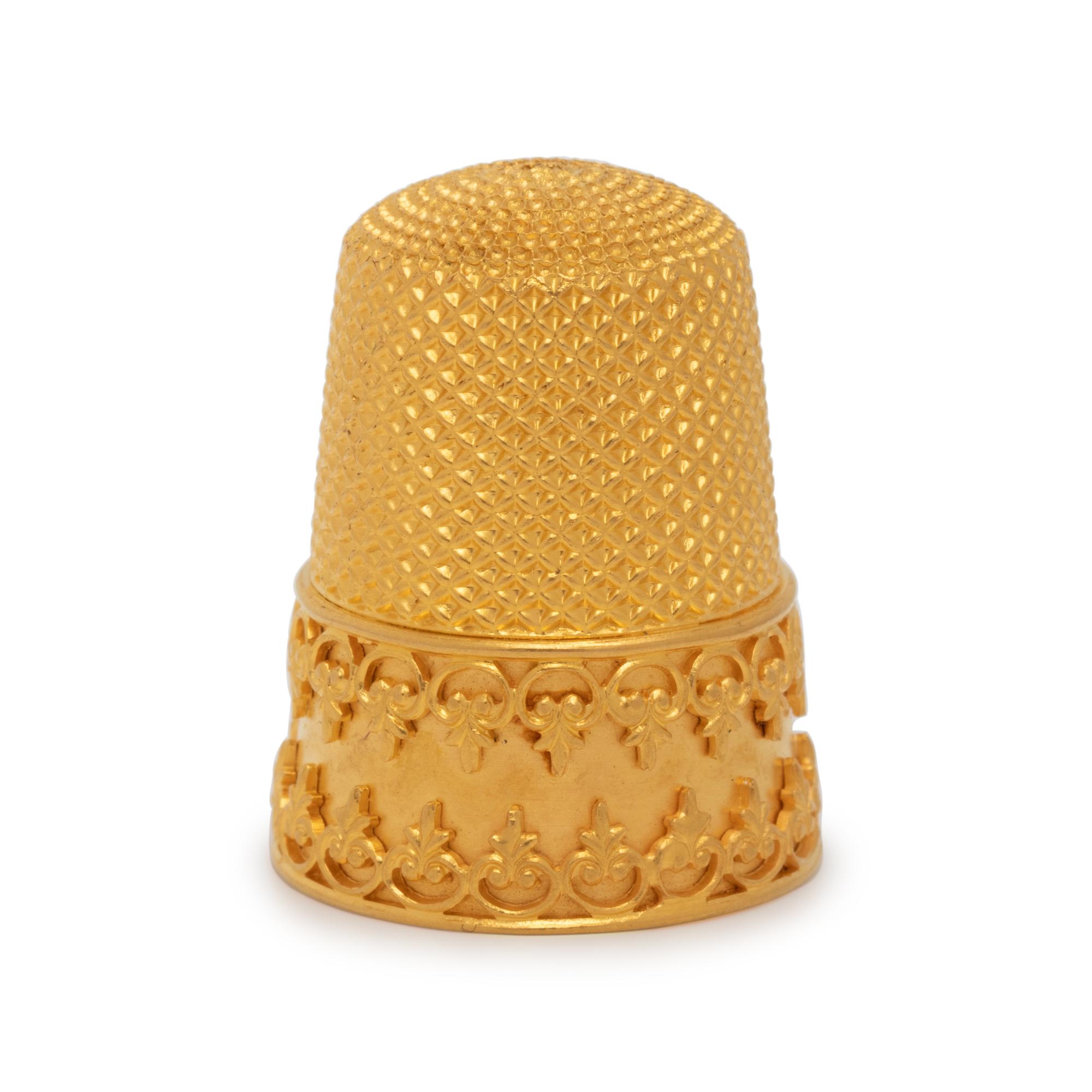 YELLOW GOLD THIMBLE
