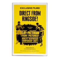 A Muhammad Ali vs Joe Frazier March 8, 1971 Signed Autograph Poster (PSA)