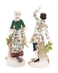 A Pair of English Porcelain Figures
