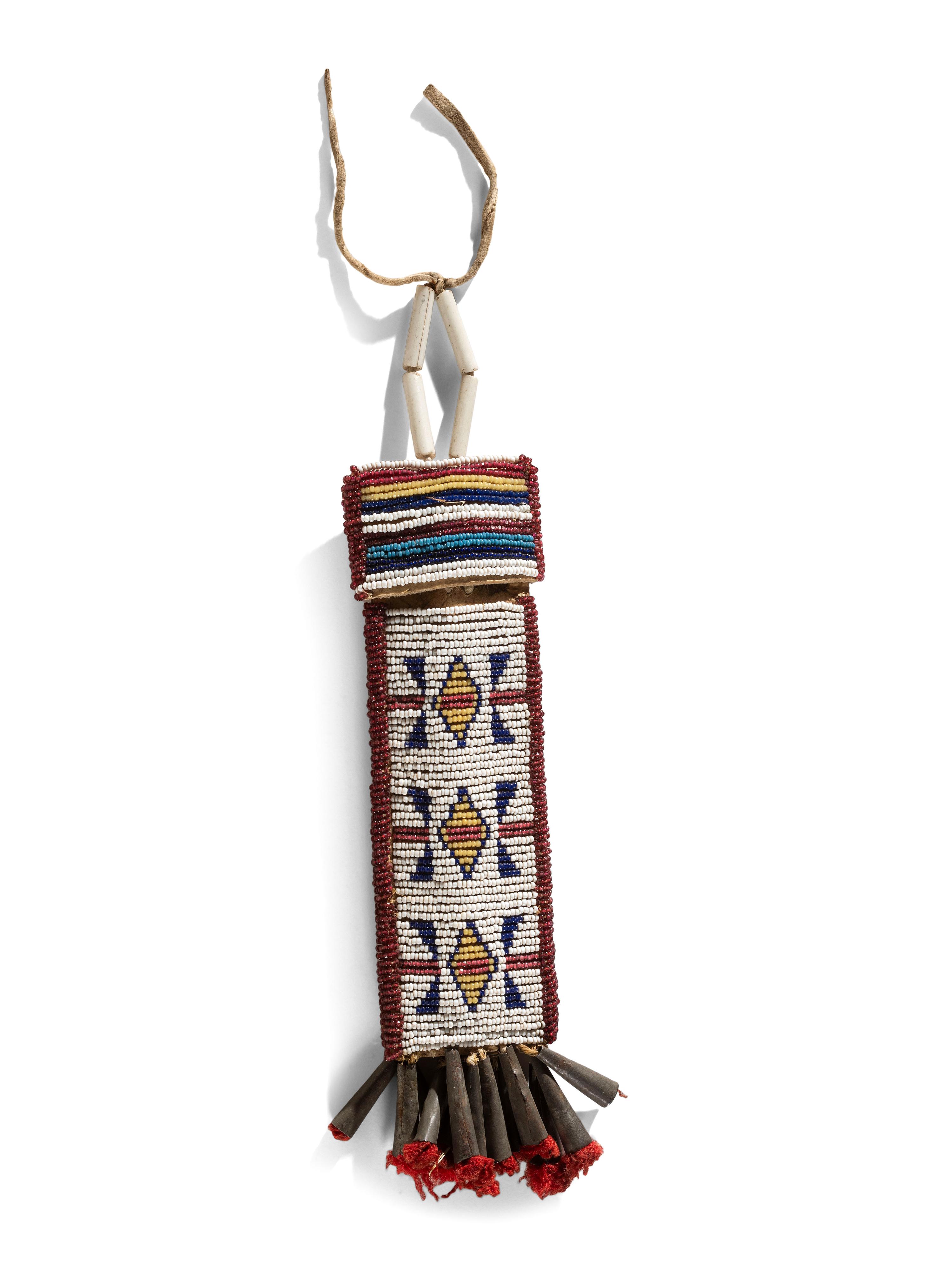 Cheyenne Beaded Whetstone Case