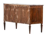 An Italian Walnut and Parquetry Commode