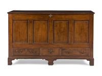 An English Oak Mule Chest