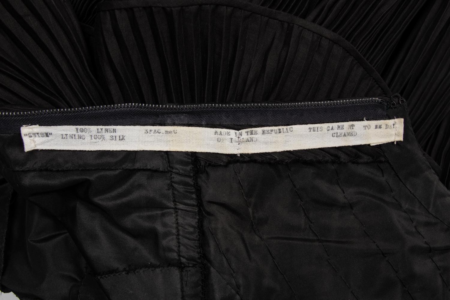 Sybil Connolly Black Dress, 1970s