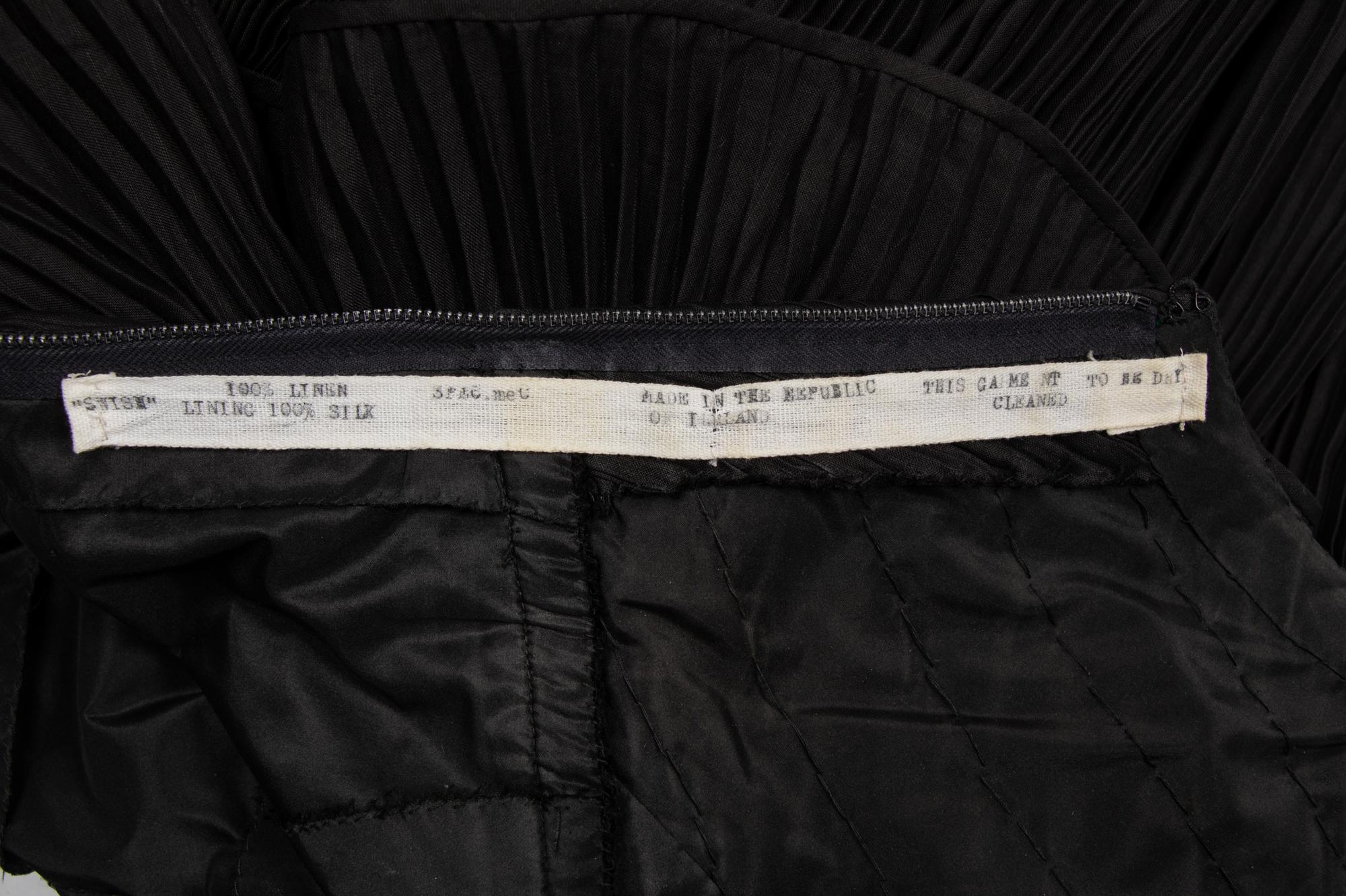 Sybil Connolly Black Dress, 1970s