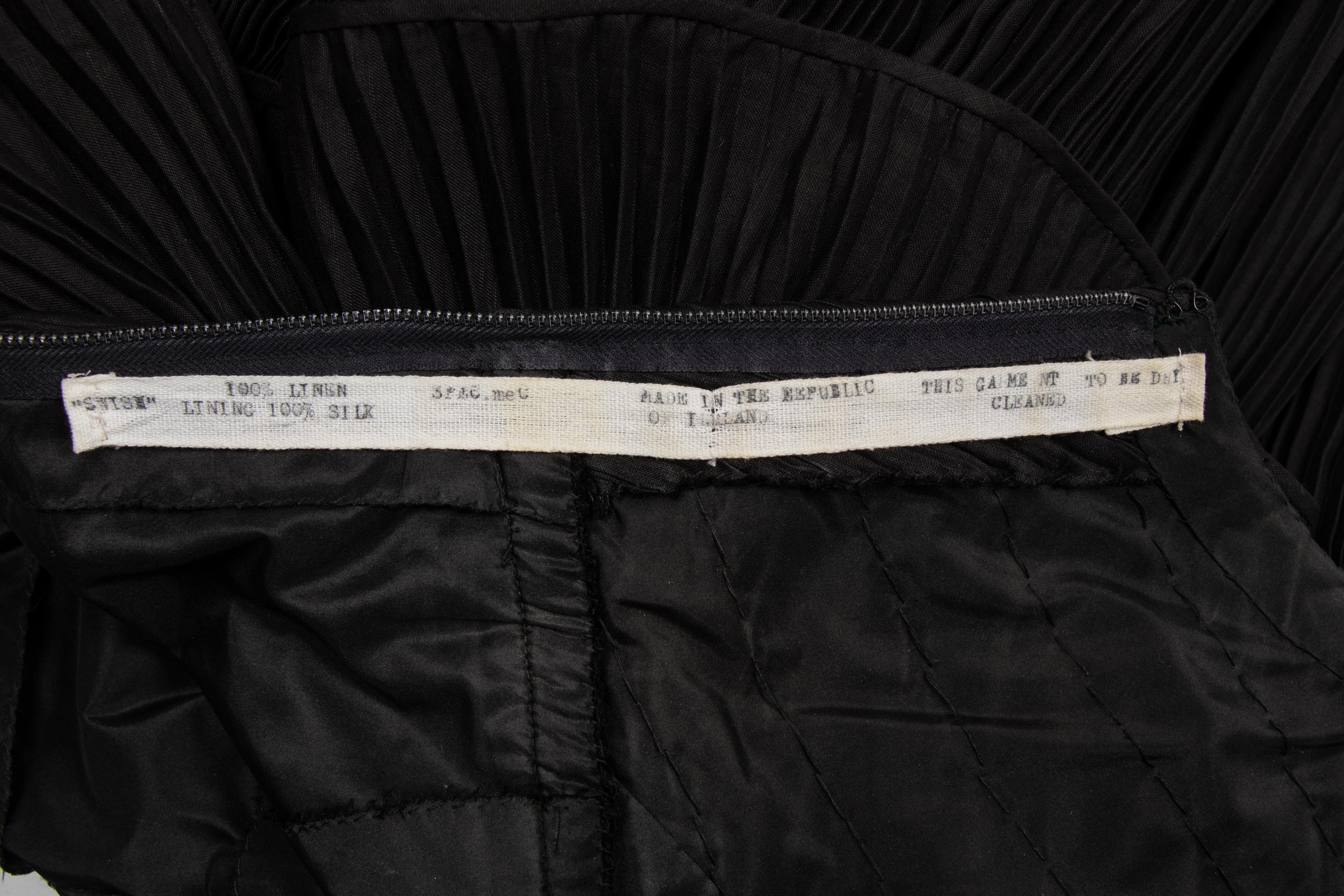 Sybil Connolly Black Dress, 1970s