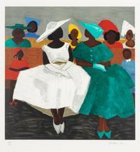 Jonathan Green (American, b. 1955) — First Sunday , 1995