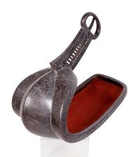 A Japanese Bronze Stirrup
