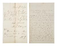 [MICHIGAN]. A group of documents related to Michigan merchant Asa Kingsbury, including: