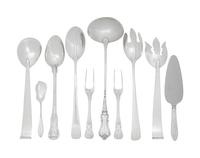 A Group of Silver and Silver-Plate Serving Articles