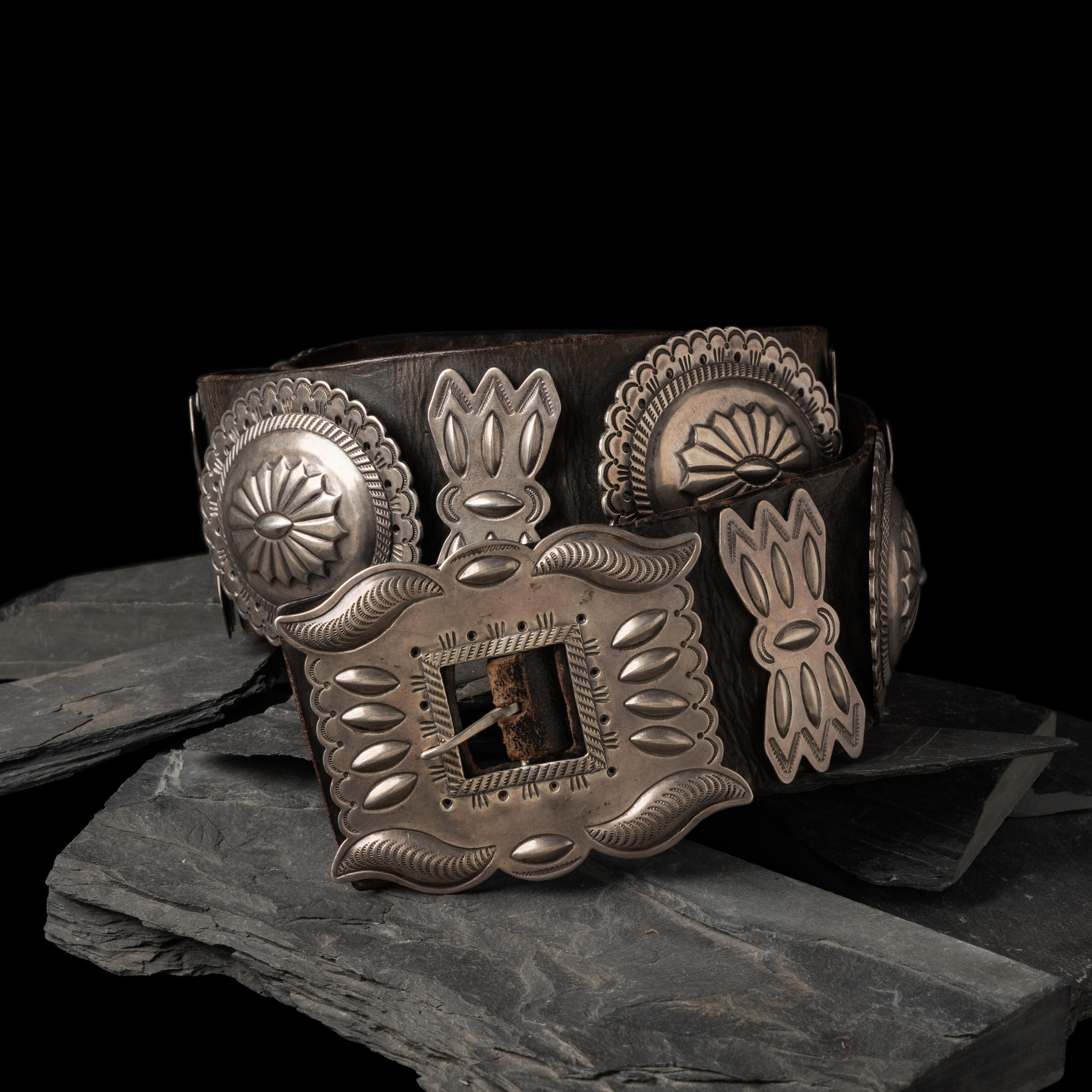 Heavy Navajo Third Phase Concha Belt