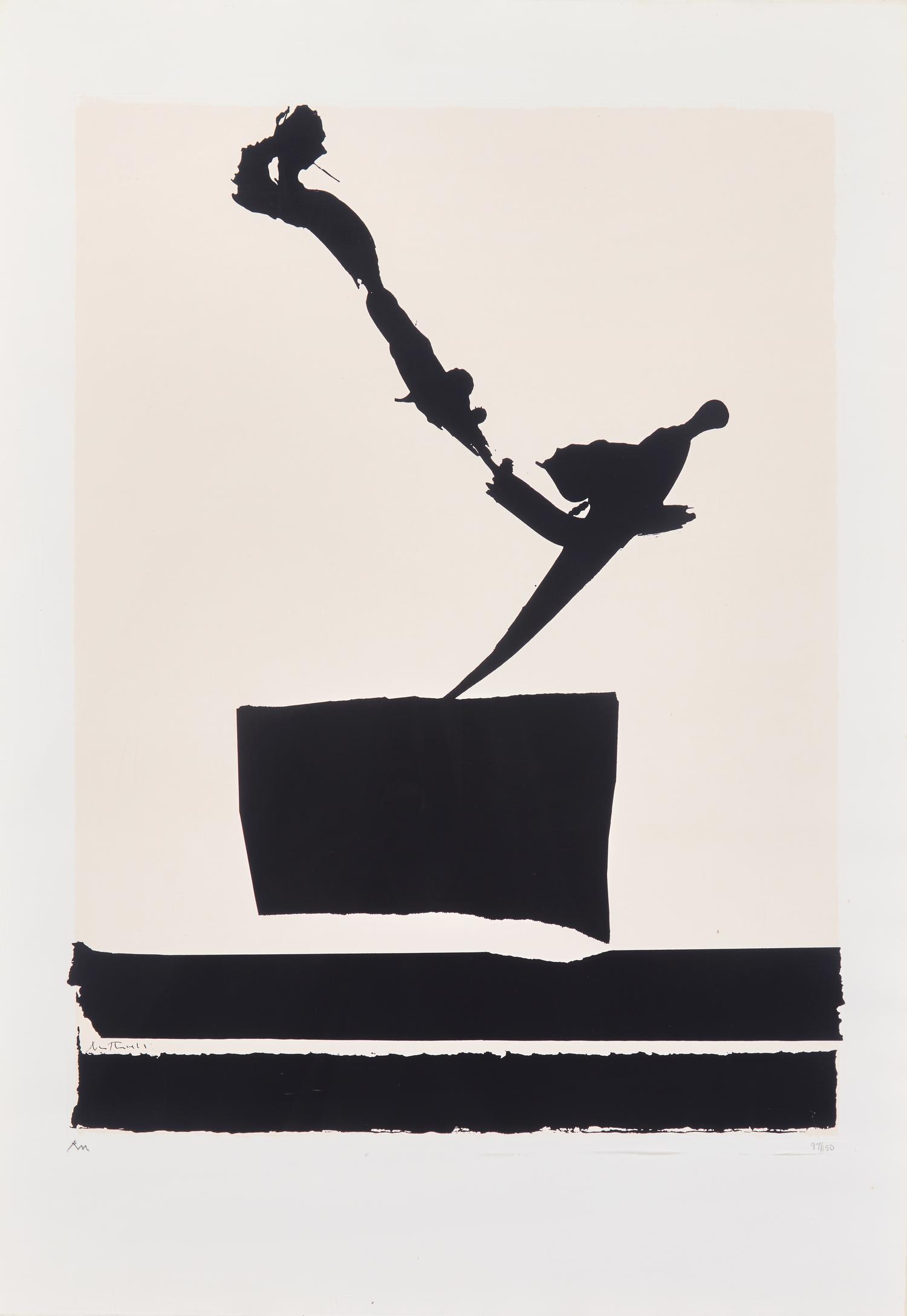 Robert Motherwell (American, 1913-1991) — Africa 5 (from Africa Suite ), 1970
