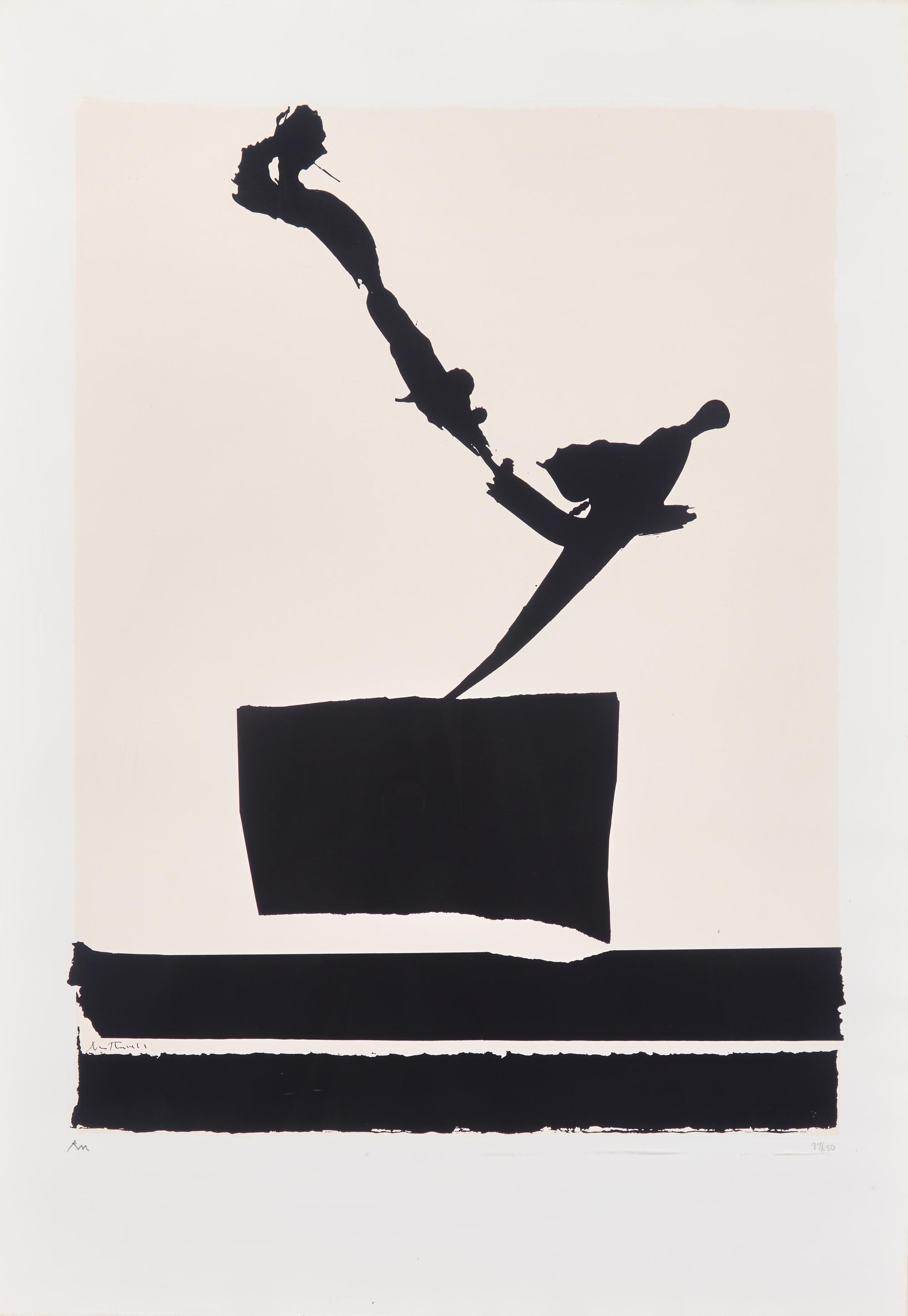 Robert Motherwell (American, 1913-1991) — Africa 5 (from Africa Suite ), 1970