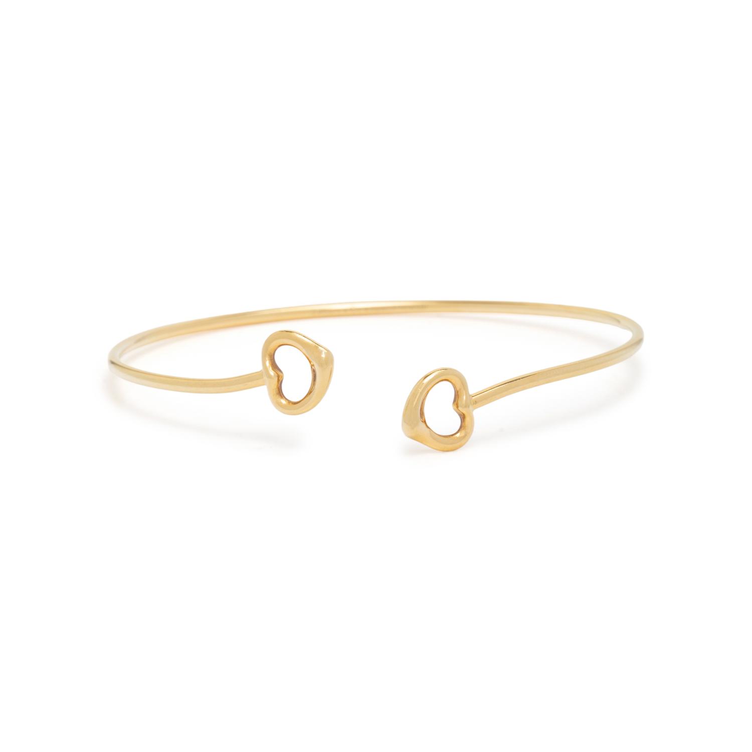 TIFFANY & CO., ELSA PERETTI, 'OPEN HEART' CUFF BRACELET