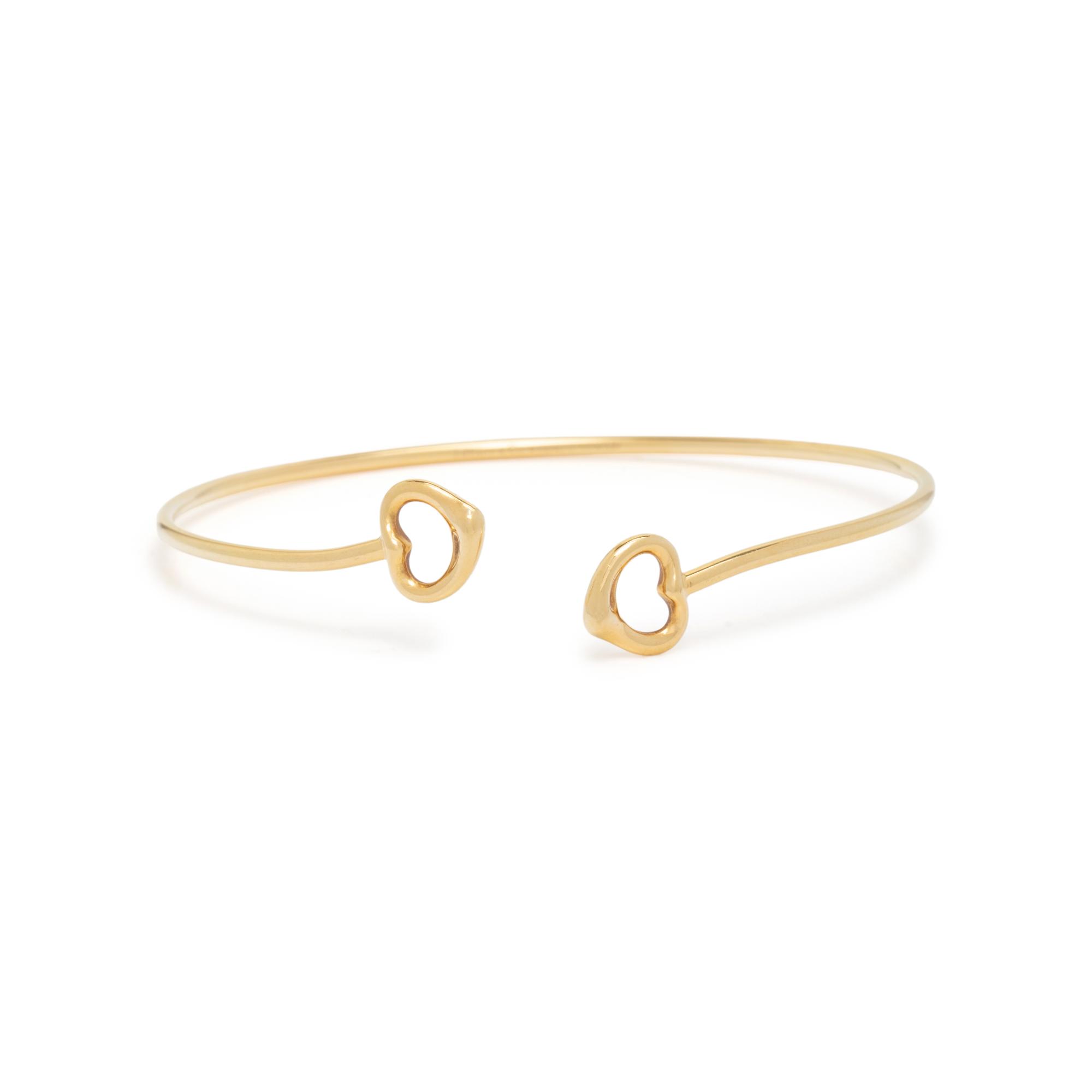 TIFFANY & CO., ELSA PERETTI, 'OPEN HEART' CUFF BRACELET