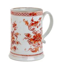 A Chinese Export Porcelain Mug Height 6 inches. — 19TH CENTURY