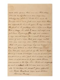 [CIVIL WAR]. Soldier's letter describing the Battle of Fredericksburg. "Camp on Battle Field on the Rappanhannock [sic]," 14 December 1862.