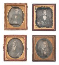 [EARLY PHOTOGRAPHY]. 36 sixth plate daguerreotypes featuring men of varying ages.