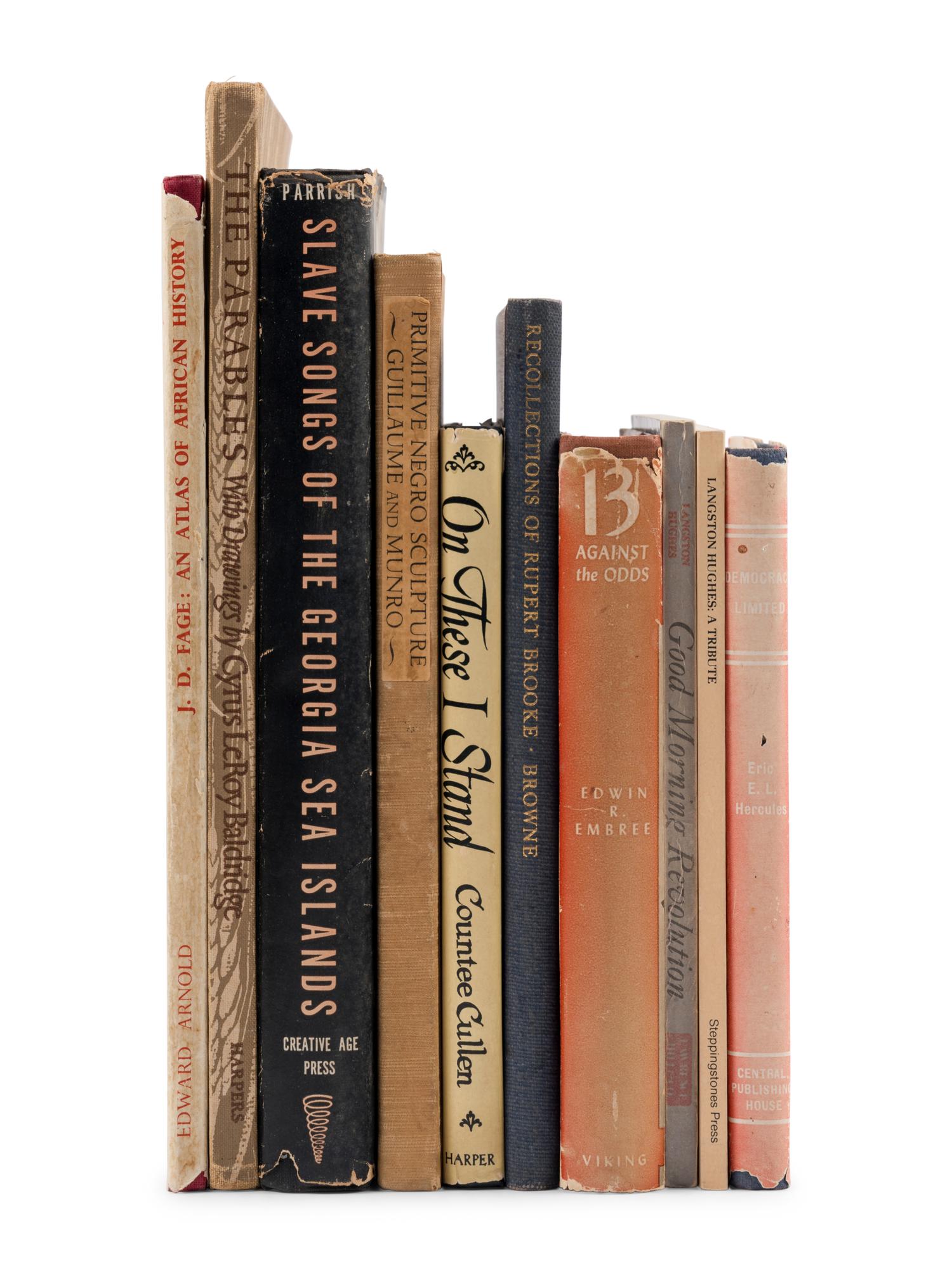[AFRICAN AMERICANA]. A group of 17 early 20th-century works, including: