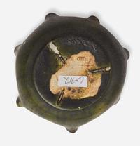 George Ohr (American, 1857-1918) Bowl and Bisque Apple, USA, circa 1895