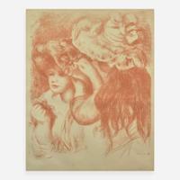 Pierre-Auguste Renoir (French, 1841-1919) Le Chapeau Épinglé (Première Planche)