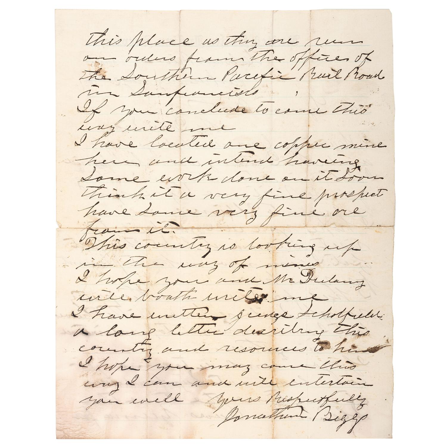 A collection of items identified to Lieutenant Colonel Jonathan Biggs, 123rd Illinois Infantry, “Wilder’s Brigade,” highlighted by bullet-struck frock coat and vest worn during the assault on Selma, Alabama. 2 April 1865.