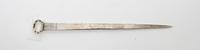 An English Silver Paper Knife, ,