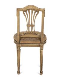 A Pair of Louis XVI Style Painted Side Chairs