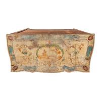 A Pair of Italian Neoclassical Painted Serpentine Chests of Drawers