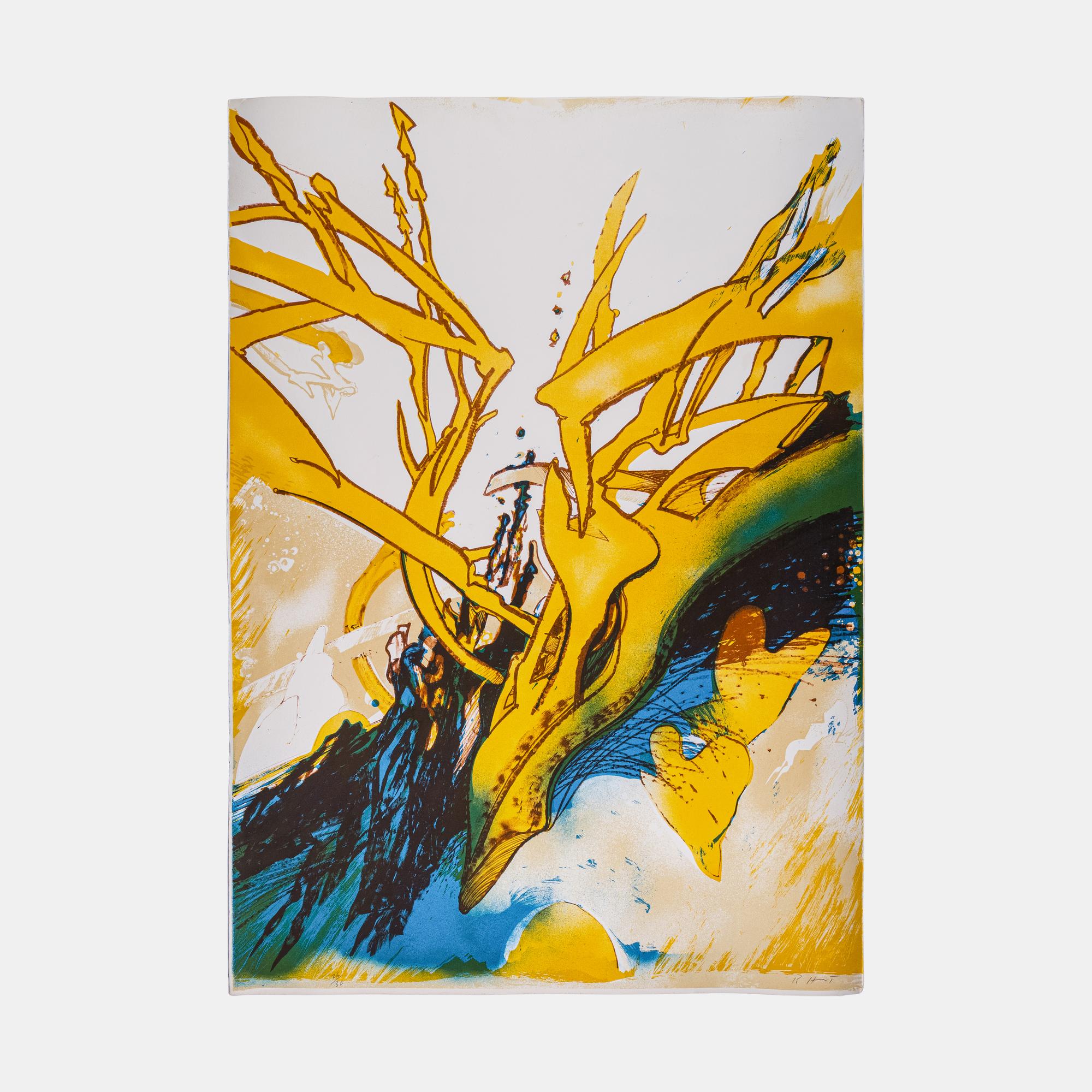 Plucked Chicken Press Portfolio (a group of 8 lithographs by various Chicago artists, with portfolio case)