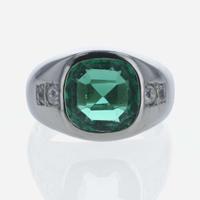 An 18K White Gold Ring