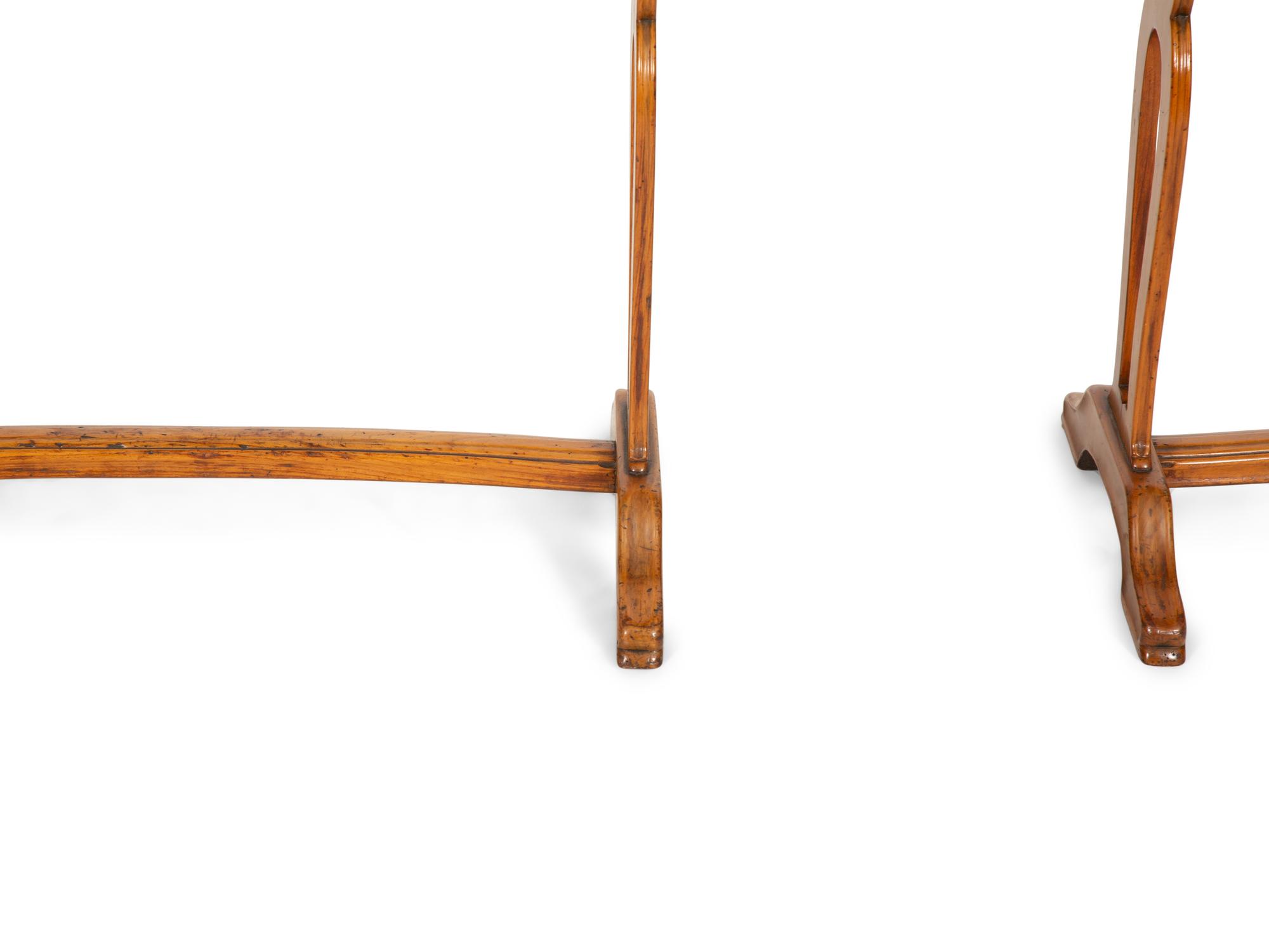 A Pair of French Fruitwood Side Tables