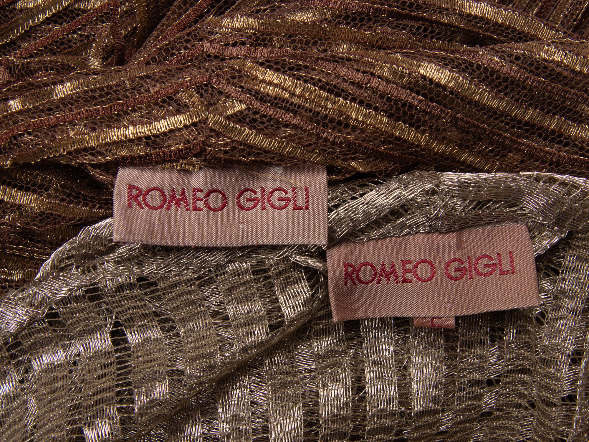 Two Romeo Gigli Metallic Jackets