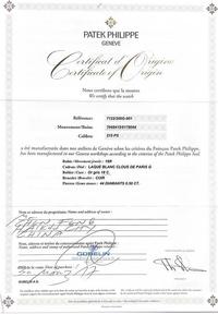 PATEK PHILIPPE, REF. 7122/200G-011 18K WHITE GOLD AND DIAMOND 'TIMELESS WHITE' 'CALATRAVA' WATCH, WITH CERTIFICATE OF ORIGIN
