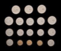 [YUGOSLAVIA] An 18-Coin 1984 Winter Olympic Games Commemorative Gold and Silver Proof Set