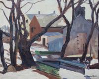 Morley Hicks, (Wisconsin, 1877-1959), Winter Landscape
