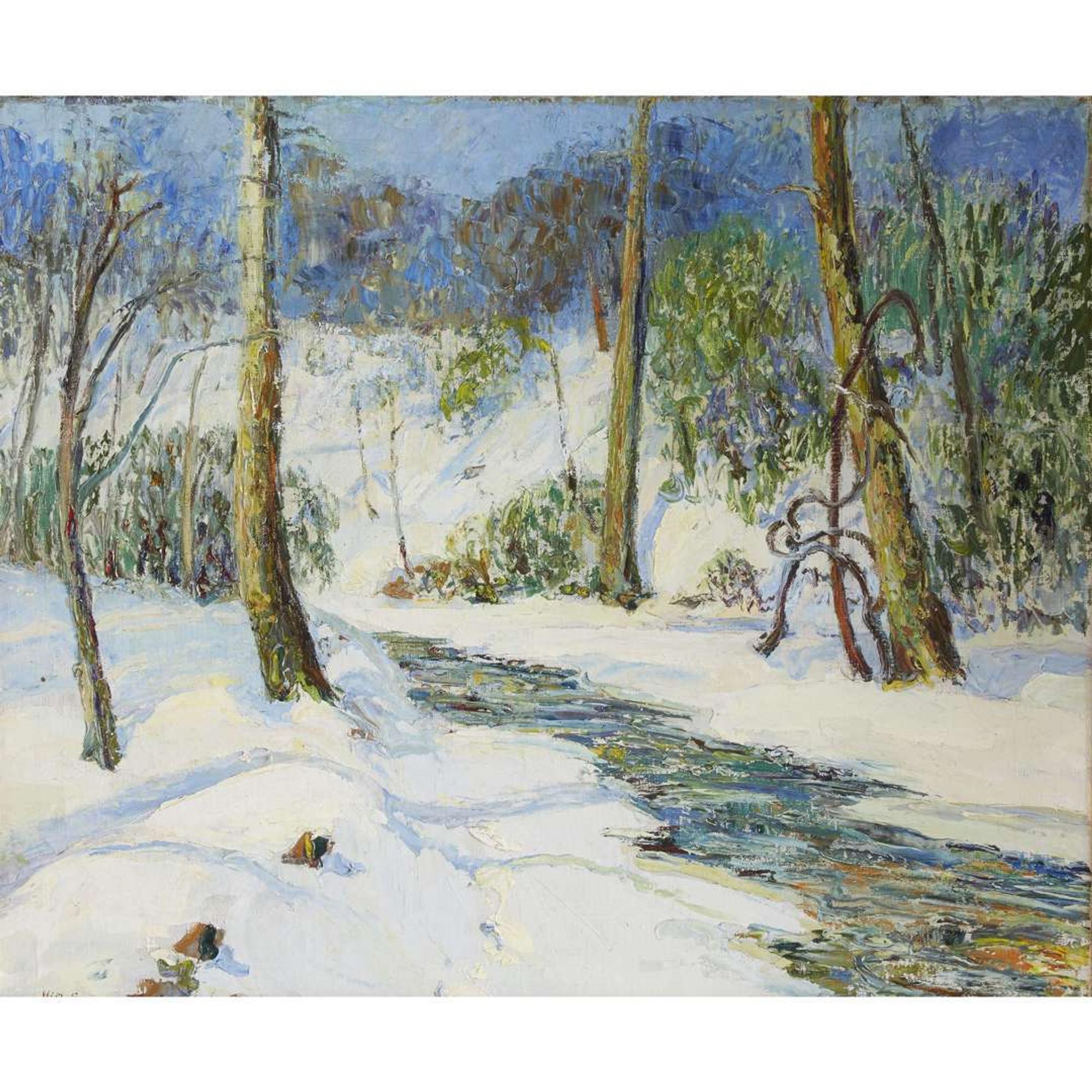 WILLIAM FRANCIS TAYLOR (AMERICAN/CANADIAN 1883–1970) "THAW"
