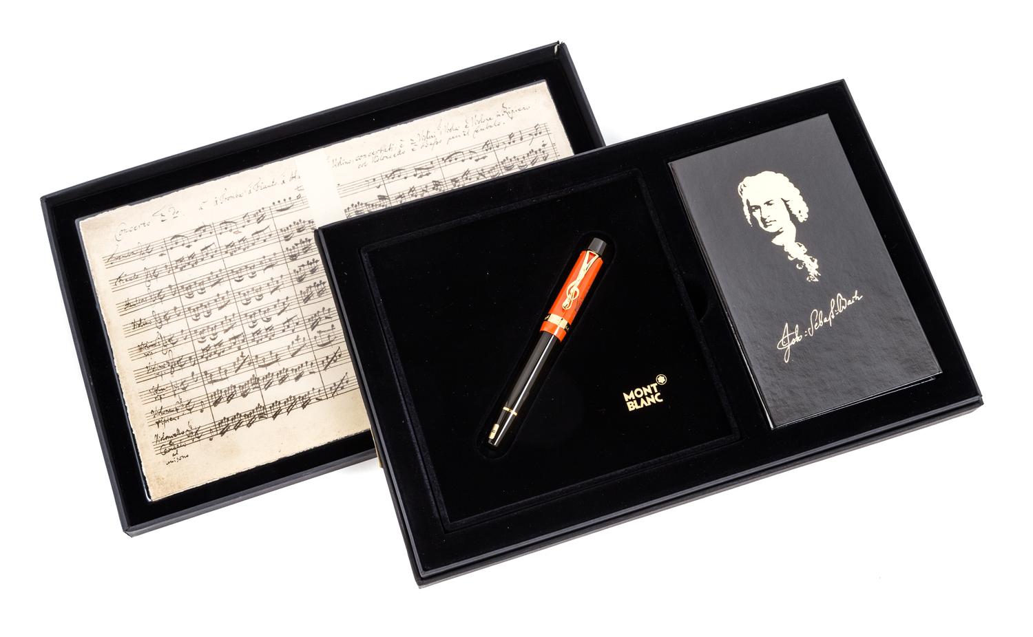A Montblanc Meisterstuck Johan Sebastian Bach Limited Edition Fountain Pen