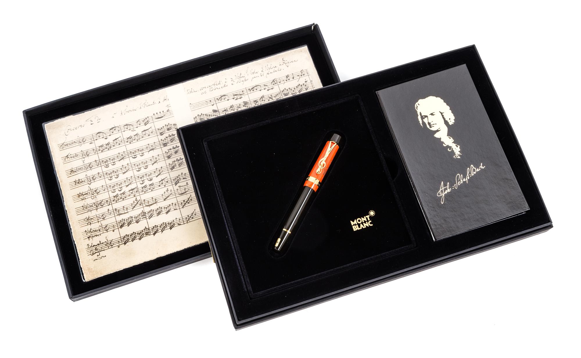 A Montblanc Meisterstuck Johan Sebastian Bach Limited Edition Fountain Pen