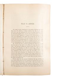 [AMERICANA]. 2 photographically illustrated books feat. prominent Chicago and Cincinnati figures.