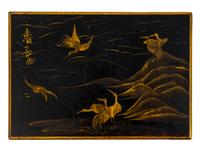A Chinese Lacquered Side Table — 20TH CENTURY
