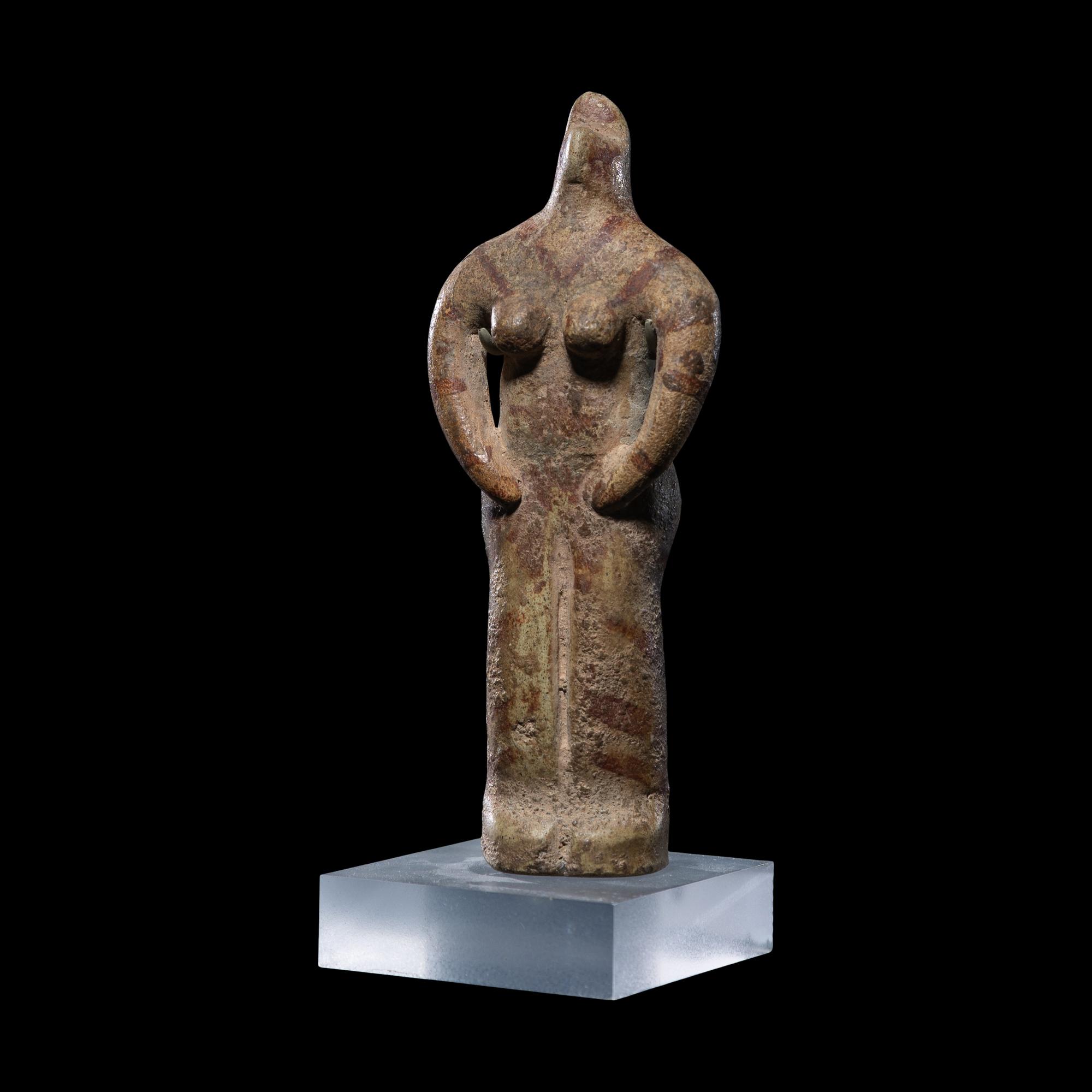 A Syrian Terracotta Female Figure