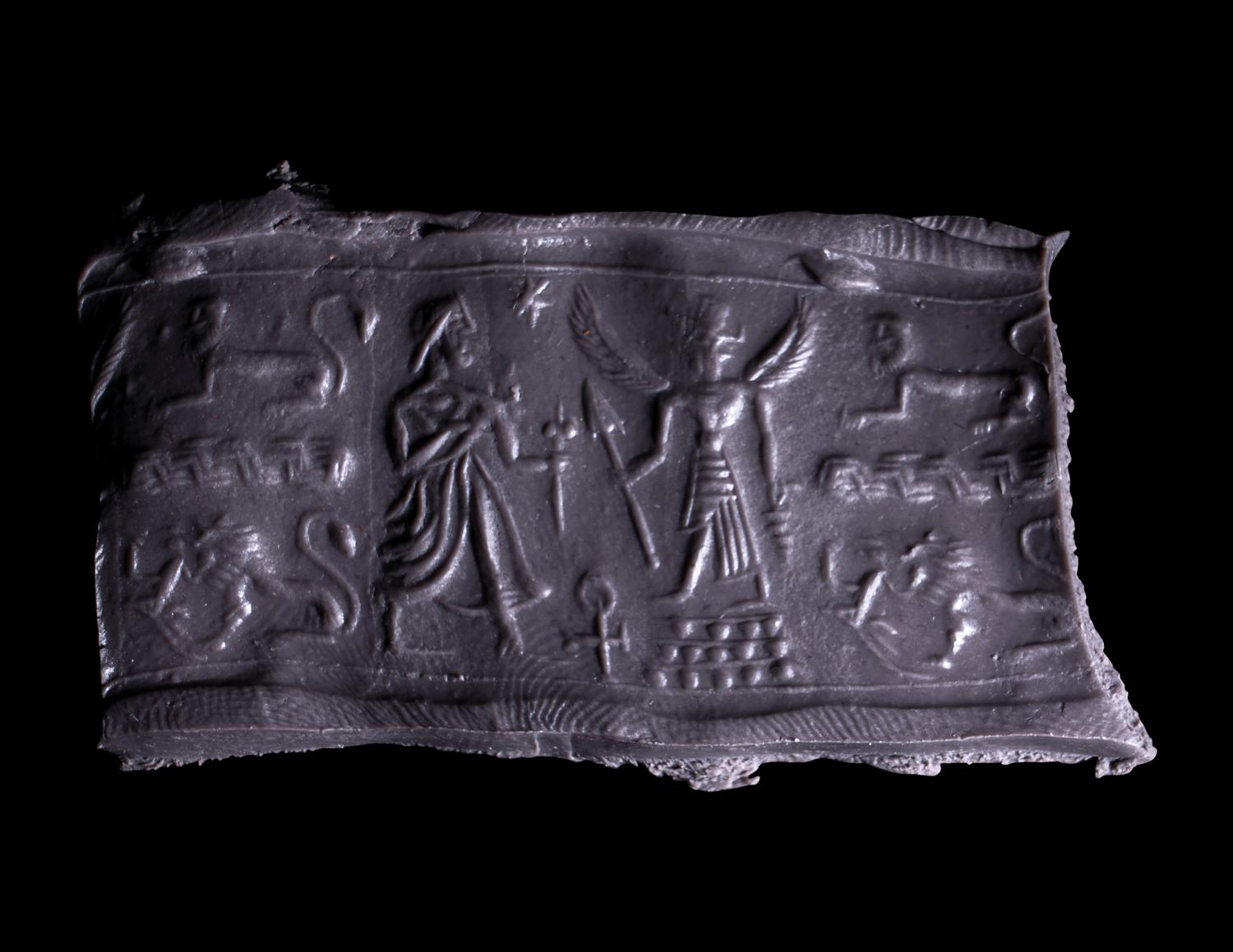 Two Mesopotamian Style Cylinder Seals