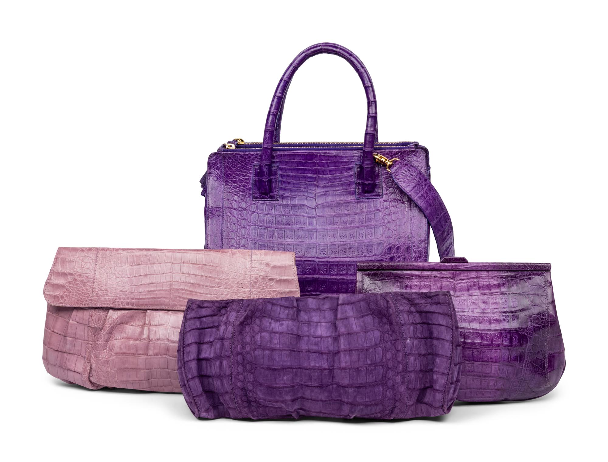 Nancy Gonzalez, Four Purple Bags