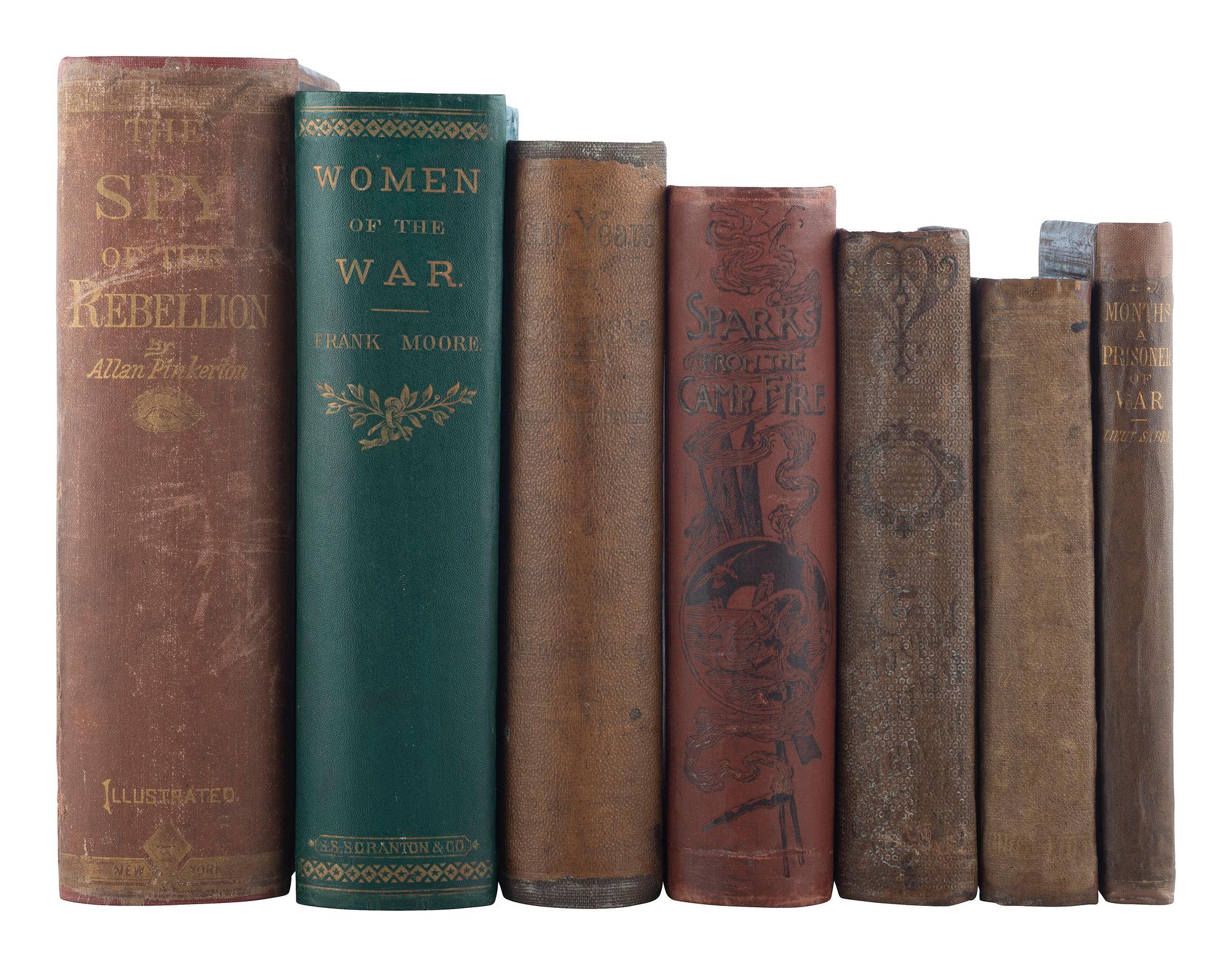 [CIVIL WAR]. A large group of Civil War related books incl. Grant's Personal Memoirs .