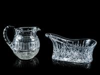 A Gorham Cut Glass Wine Bottle Caddy — 20TH CENTURY