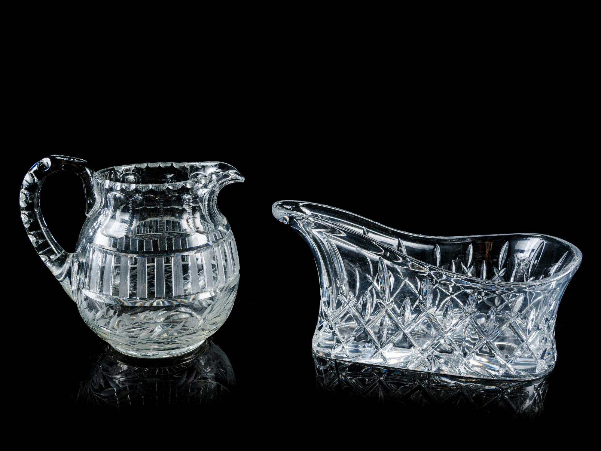 A Gorham Cut Glass Wine Bottle Caddy — 20TH CENTURY