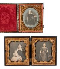 [EARLY PHOTOGRAPHY]. 6 cased images featuring children, including an occupational image.