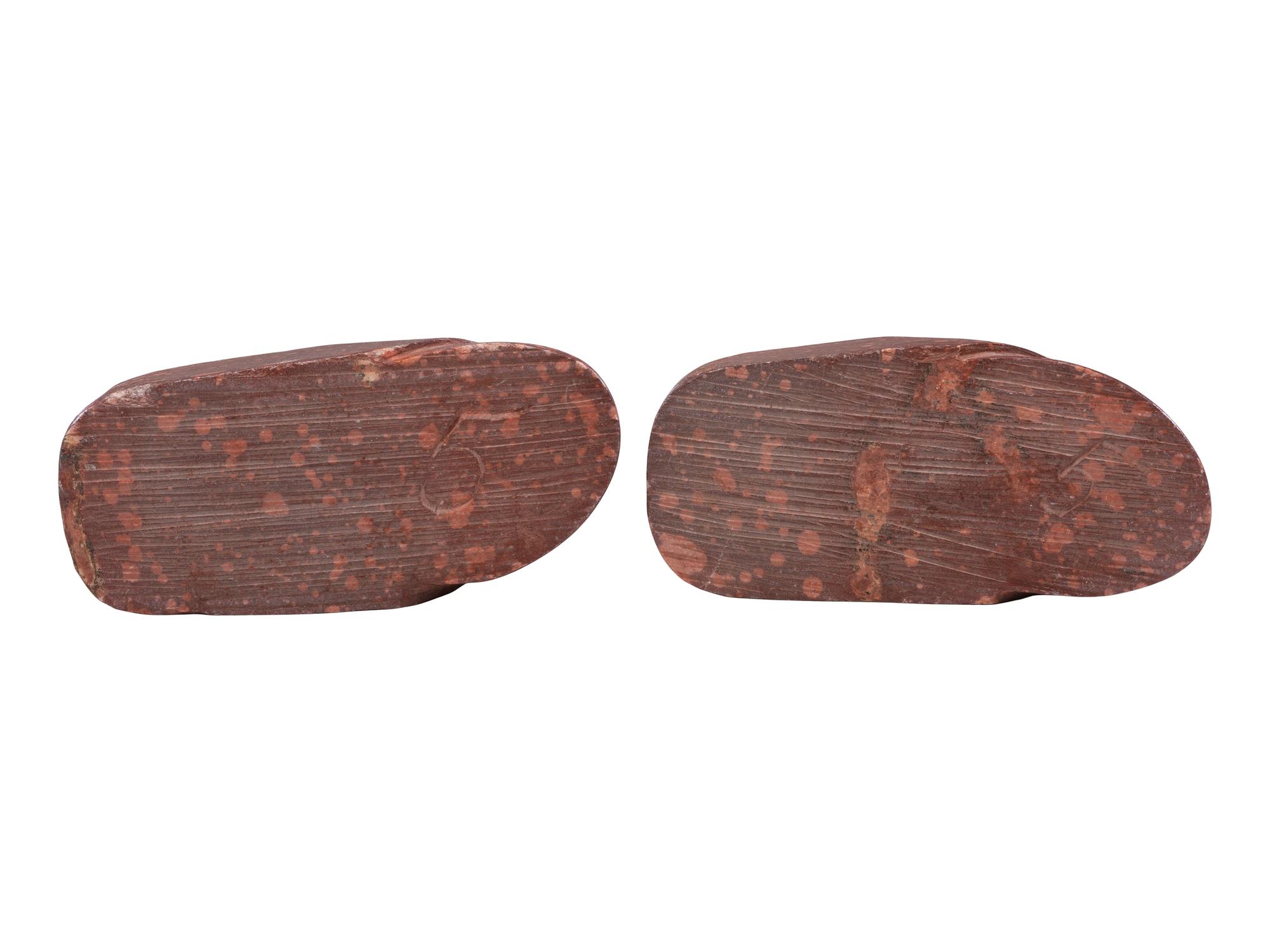 Collection of Catlinite Candlestick Holders