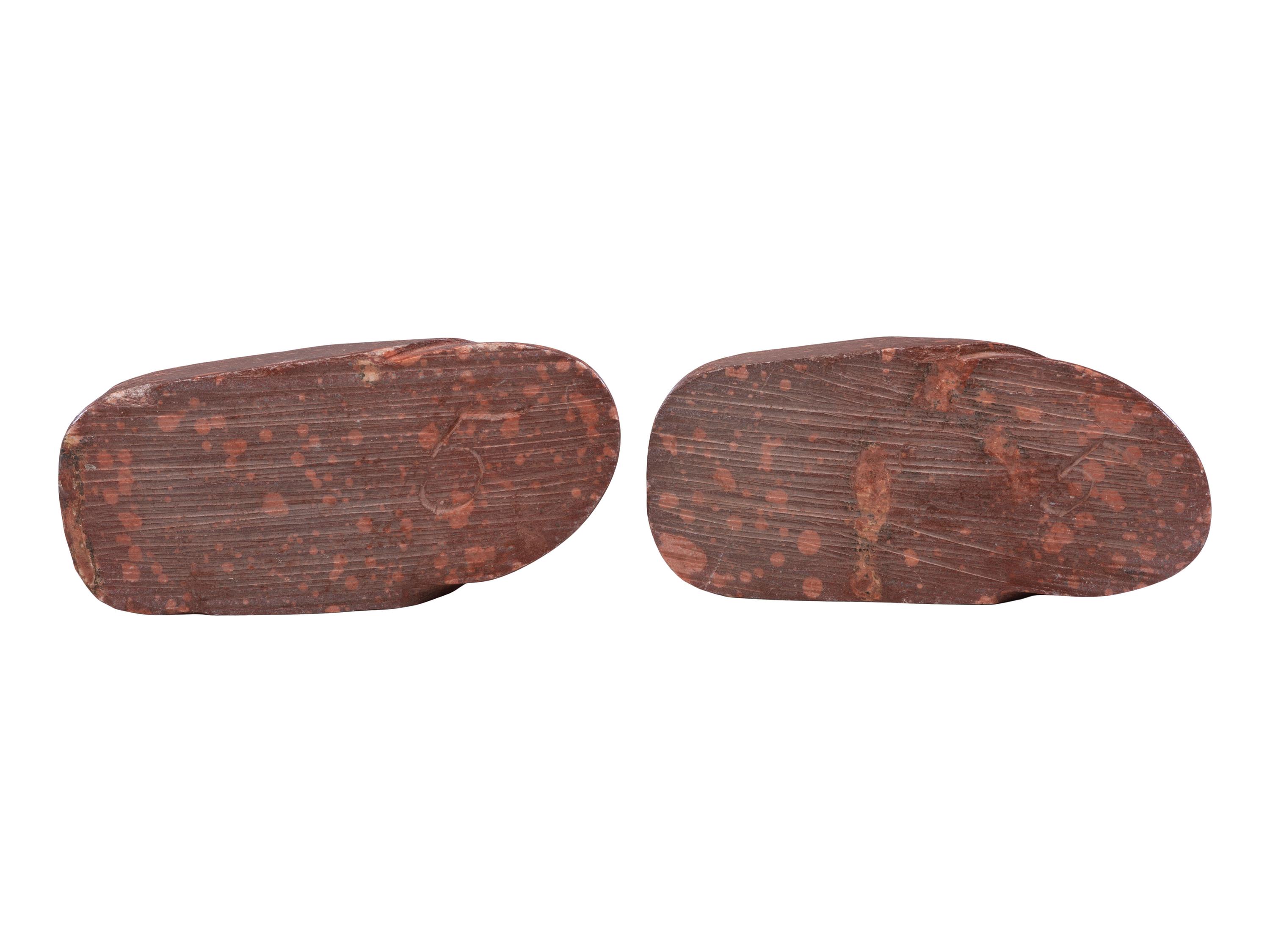 Collection of Catlinite Candlestick Holders